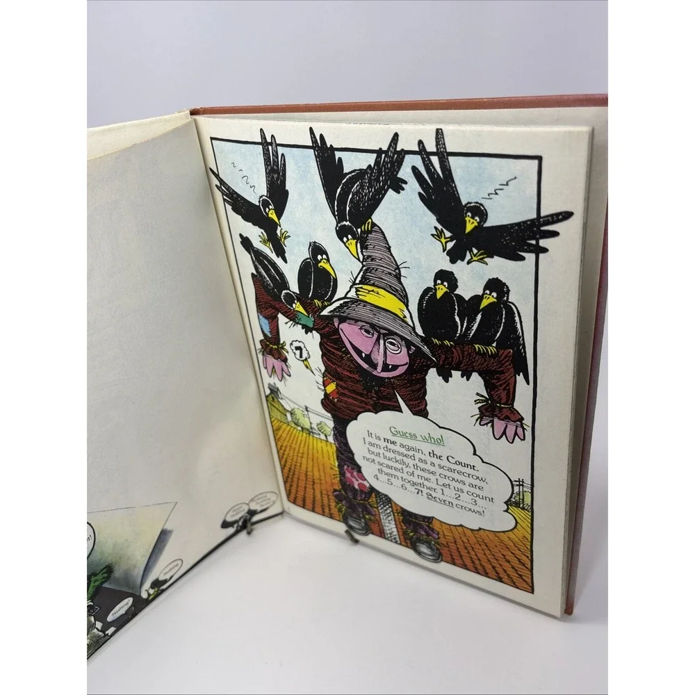 Vintage‎ Sesame Street Library Books Lot Volumes 4 7 8 Funk & Wagnalls Muppets